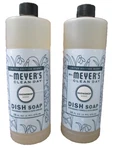 (2) Mrs. Meyer's Clean Day *snowdrop* Scent Liquid Dish Soap 32 Oz Total New. Fixed Price $34.56.