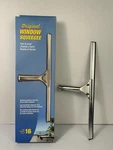 New Ettore Original Window Squeegee Size 16" Made Usa. Fixed Price $17.99.