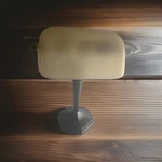 Vintage Alera Bronze Metal Bankers Lamp Glass Shade 16" Homedeco, Office, Rear. Fixed Price $38.74.