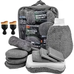 New 11PCS Car Wash Cleaning Kit Microfiber Towels Blush Sponge Glove Polish. Fixed Price $17.95.