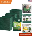 Heavy Duty Scouring Pads, Non-scratch, Reusable, Green, 50 Count. Fixed Price $28.47.