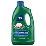 Dishwasher Gel Detergent, Cascade Complete With Dawn 75 Oz, Fresh Scent. Fixed Price $11.09.