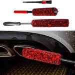 Metal Free Soft Wheel Cleaner Brush, Synthetic Wool Car Cleaning Black+red. Fixed Price $15.79.