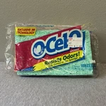 Vintage 1994 O-cel-o Utility Size Sponges 3M Usa Made (2 Pack) 6INX3.6INX0.9IN. Fixed Price $11.00.