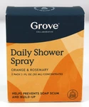 Grove Collaborative Daily Shower Cleaner Concentrate 2 Pack Nib Orange & Rose. Fixed Price $12.47.