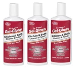 3 Original Gel-gloss Kitchen & Bath Cleaner Cream Wax Polish No Scent 8 Oz. Fixed Price $32.99.