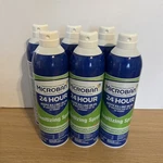 6 -pack Of 15OZ Cans Microban 24 Hr Sanitizing Spray Disinfectant Citrus Scent. Fixed Price $31.99.