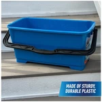 Unger 6 Gal Heavy Duty Cleaning Bucket Rectangular Dual Pour Spouts Blue. Fixed Price $24.25.