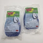 Scotch-brite No-scratch Shower & Bath Scrubber Refills Lot Of 2 Discontinued 3M. Fixed Price $21.22.