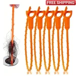 Bathroom Kitchen Sink Pipe Drain Cleaner Hair Sewer Anti Clogging Removal Tools. Fixed Price $6.97.