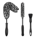 Nikcosmk 3PCS Wheel Brush Kit For Cleaning And Tire, Rim Brus.... Fixed Price $14.62.