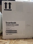 Boardwalk Stainless Steel Cleaner & Polish, 12 Cans (BWK347ACT) Full Case !!. Fixed Price $38.25.