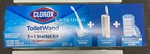 Clorox 3-IN-1 Toilet Cleaning Starter Kit Wand + Caddy 6 Scrubbing Pads. Fixed Price $34.95.