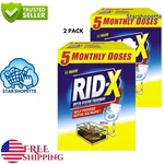 2 Pack Rid-x Septic Treatment, 5 Month Supply Of Powder 49 (total 98 Oz). Fixed Price $49.05.