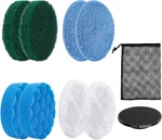 Electric Spin Scrubber Replacement Heads Set, 8 Pieces, Multiple Brushes F. Fixed Price $28.00.