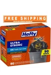 Hefty Ultra Strong 33 Gallon Black Trash Bags 90 Pack Heavy Duty Drawstring. Fixed Price $32.99.