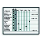 Quartet 781G In/out Board, Porcelain, 18 24 Aluminum Frame, White/gray,. Fixed Price $85.00.