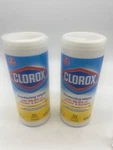 35PC Per Canisters Clorox Wipes-crisp Lemon Scent-kills 99%-SHIPS 24 Hrs. Fixed Price $15.11.
