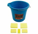 Sm Arnold 85-922 Bucket Of Sponges W/ 12 Quart & Assorted. Fixed Price $10.00.