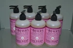 Lot Of 7 Mrs. Meyers Clean Day Hand Soap, Peony Scent, 12.5 Fl Oz Each. Fixed Price $37.00.