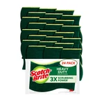 Scotch-brite Heavy Duty Sponges 24 Pack. 3X Scrubbing Power 3M. Fixed Price $19.95.