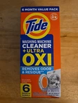 Tide Washing Machine Cleaner Enhanced W/oxi, Month SUPPLY-6 Pouches (C2). Fixed Price $20.99.