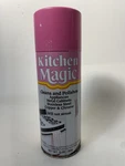 Vtg Pink Full Kitchen Magic 13OZ Aerosol Cleaner Spray Metal Polish Usa 80S. Fixed Price $31.49.