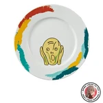 New Sun Art Great Person Face Dish By Munch Medium Plate Diameter 23.6CM. Fixed Price $28.33.