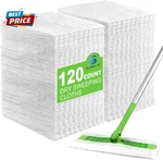 Dry Sweeping Cloths Pads Compatible With Swiffer Sweeper- Disposable Duster Refi. Fixed Price $19.70.