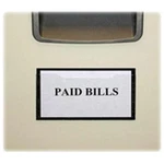 Tatco Magnetic Label Holder - 2.5" X 4.4" Vinyl 10 / Pack White (TCO29011). Fixed Price $37.75.