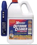 30 Seconds Outdoor Mold Mildew Algae Cleaner 1.3 Gallon Ready-to-use W/ Sprayer. Fixed Price $34.95.