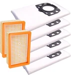 2 Flat Filters And Vacuum Cleaner Dust Bags Compatible With K Rcher WD4 WD5. Fixed Price $50.97.
