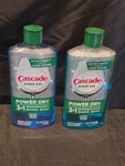 Lot Of 2 Cascade Rinse Aid Power Dry 3-IN-1 16 Oz 155 Loads. Fixed Price $14.99.
