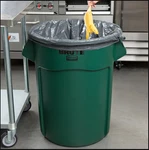 Rubbermaid FG265500DGRN Brute Green Gallon Round Trash Can New. Fixed Price $63.50.