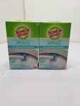 Lot Of Scotch-brite 12 Disposable Toilet Scrubber Refills W/built-in Cleaner. Fixed Price $19.99.