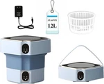 12L Portable Folding Washing Machine - Mini Collapsible Laundry Washer Spin. Fixed Price $39.99.