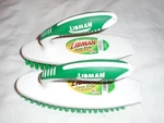 Set Of 2 Libman #00016 Easy Grip 7.5" Scrub Brushes With Handles - New.. Fixed Price $14.99.