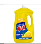 Ajax Ultra Liquid Dish Soap, Lemon Scent, Super Degreaser, 90 Fluid Ounce. Fixed Price $20.09.