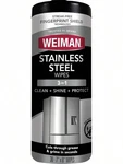 Weiman Stainless Steel Cleaner Wipes 30 Ct Removes Grease & Grime, Polish. Fixed Price $15.49.