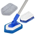 Lalafancy Bathroom Scrubber With Extendable Long Handle 50'' -2-IN-1 Tub .... Fixed Price $23.60.