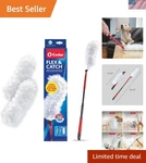 Flex & Catch Heavy Duty Dusting Kit With 3 Disposable Duster Refills New .... Fixed Price $24.31.