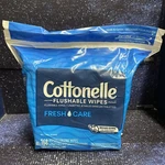Cottonelle 7.25 In. 1-PLY Cleansing Cloths 168 Hypoallergenic Wipes Exp: 01-26+. Fixed Price $16.88.