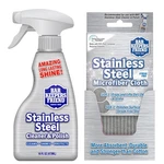 Stainless Steel Cleaner And Polish Spray (16 Oz) Plus Microfiber Cleaning C.... Fixed Price $29.15.