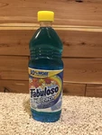 Fabuloso W/ Bleach Alternative Multi-purpose Cleaner, Spring Fresh 22 Fl Oz. Fixed Price $15.00.