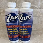 Lot Zap Professional Restorer Cleaner 12OZ Tile Grout Porcelain Fiberglass. Fixed Price $24.99.