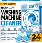 Mighty Washing Machine Cleaner Tablets 24 Pack 1 Year Supply, Septic Safe. Fixed Price $26.49.