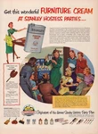 Stanhome Magazine Ad Furniture Cream 1952 Stanley Hostess Party Mcm. Fixed Price $12.95.