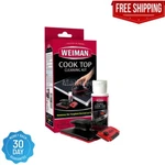 Weiman Glass Stove Top Complete Cleaning Kit Cleaner Scrubber & Scraper Included. Fixed Price $12.88.