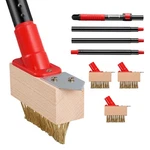 Mitclear Moss Remove Brush With Long HANDLE(53IN), Deck Crevice In, Red. Fixed Price $28.74.
