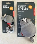Kikkerland Computer Keyboard Duster Screen Cleaner Microfiber Cat Mouse. Fixed Price $9.95.
